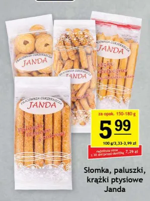 Paluszki ptysiowe Janda promocja w Gram Market
