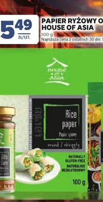 Papier ryżowy okrągły House of Asia promocja w Stokrotka