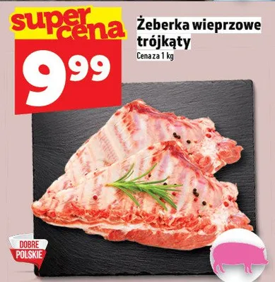 Żeberka wieprzowe trójkąty promocja w TOPAZ