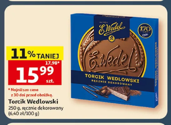 Torcik Wedlowski E.Wedel promocja w Auchan
