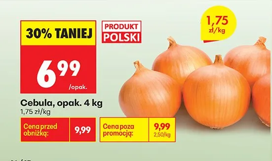 Cebula promocja w Biedronka