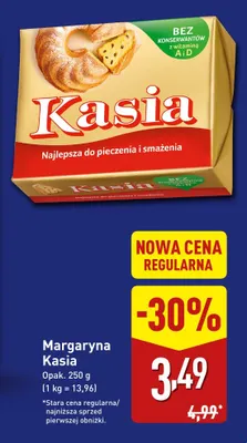 Margaryna Kasia promocja w Aldi