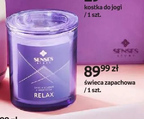Świeca zapachowa Senses Story promocja w Empik