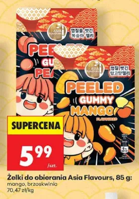 Żelki do obierania o smaku mango Asia Flavours promocja w Biedronka