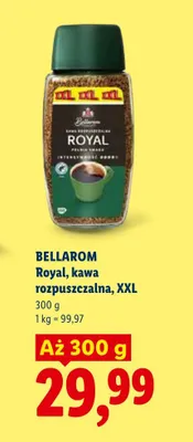 Kawa rozpuszczalna Bellarom Royal XXL promocja w Lidl