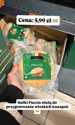 Bułki Puccia GustoBello promocja w Biedronka