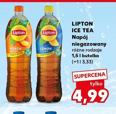 Napój niegazowany Lipton Ice Tea Lemon 1,5l promocja w Kaufland