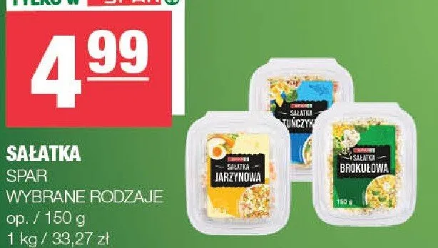 Sałatka promocja w SPAR