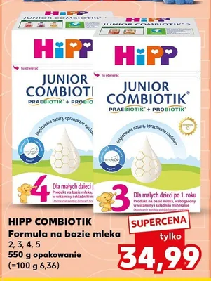 Formuła na bazie mleka HiPP Combiotik 2 promocja w Kaufland