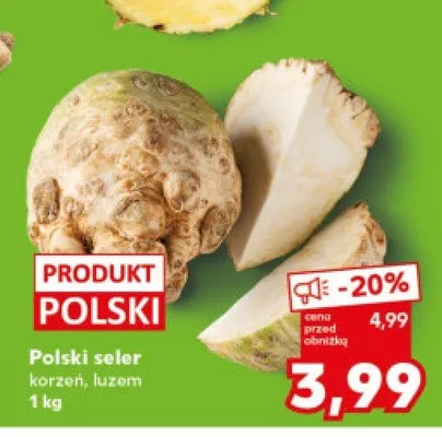 Seler korzeń luzem promocja w Kaufland