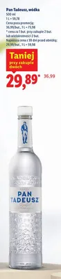 Wódka Pan Tadeusz promocja