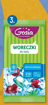 Woreczki do lodu samozamykające Gosia promocja w POLOmarket