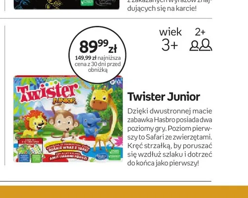 Gra Twister Junior promocja w Empik