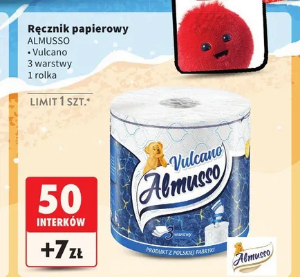 Ręcznik papierowy Almusso Vulcano promocja w Intermarche