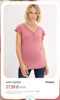 Shirt ciążowy Bonprix promocja w bonprix