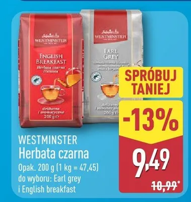Herbata czarna promocja w Aldi