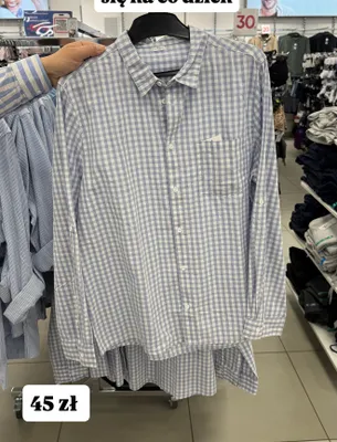 Koszula w kratę promocja w Pepco