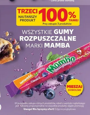 Gumy rozpuszczalne marki Mamba promocja w Kaufland