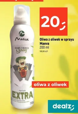 Oliwa z oliwek w sprayu 200 ml promocja w Dealz