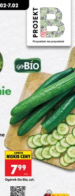 Ogórek Go Bio promocja w Biedronka