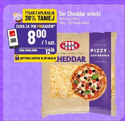 Ser Cheddar wiórki  promocja w POLOmarket