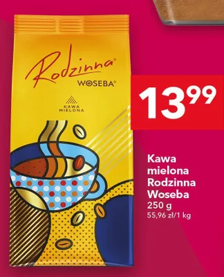 Kawa mielona Woseba Rodzinna promocja w LEWIATAN