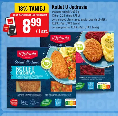 Kotlet U Jędrusia promocja w POLOmarket