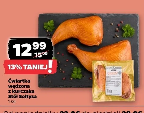 Ćwiartka wędzona z kurczaka Stół Sołtysa promocja w Netto