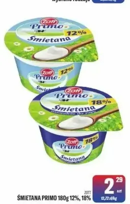 Śmietana Primo promocja w Tomi Markt