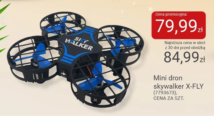 Mini dron skywalker X-FLY promocja w Smyk