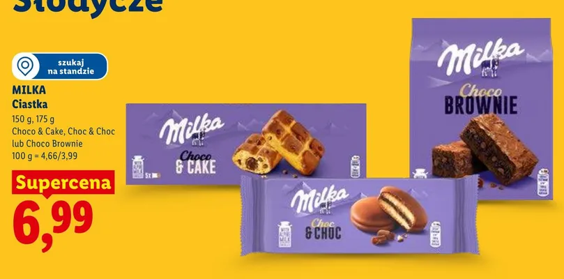 Ciastka Choc & Choc Milka promocja w Lidl