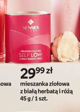 Mieszanka ziołowa z białą herbatą i różą Senses Story promocja w Empik