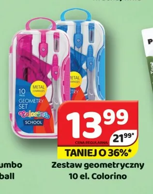 Zestaw geometryczny 10 el. Colorino promocja w Delfin