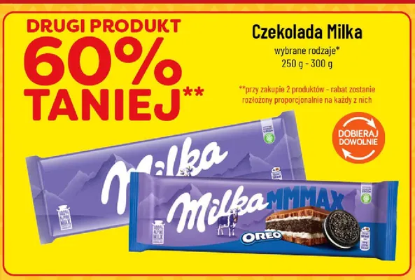 Czekolada Milka MMMAX Oreo promocja w POLOmarket