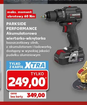 Akumulatorowa wiertarko-wkrętarka Parkside Performance promocja w Kaufland