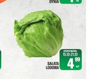 Sałata lodowa promocja w Tomi Markt