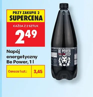 Napój energetyczny Be Power promocja w Biedronka