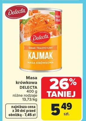 Masa krówkowa różne rodzaje promocja w Carrefour Market
