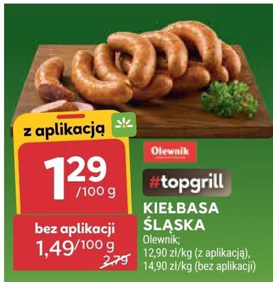 Kiełbasa śląska Olewnik promocja w Stokrotka