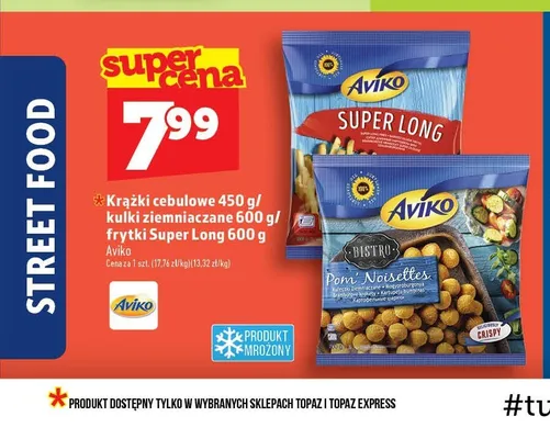 Frytki Aviko Super Long promocja w TOPAZ