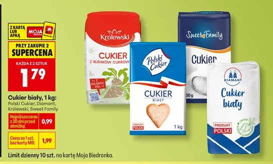 Cukier biały promocja w Biedronka