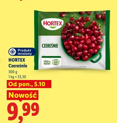 Czereśnie Hortex promocja w Lidl
