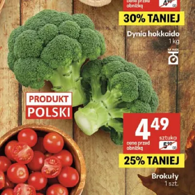 Brokuły promocja w Delikatesy Centrum