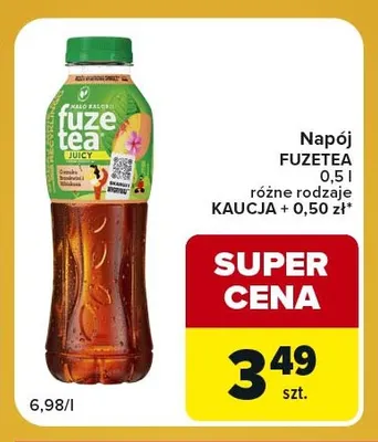 Napój FuzeTea promocja w Carrefour Express