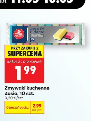 Zmywaki kuchenne Zosia promocja w Biedronka