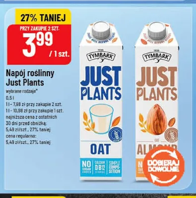Napój roślinny Just Plants Oat promocja w POLOmarket