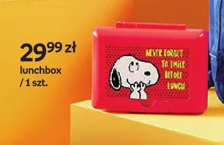 Lunchbox Snoopy promocja w Empik