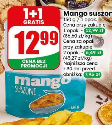 Mango suszone promocja w Dino