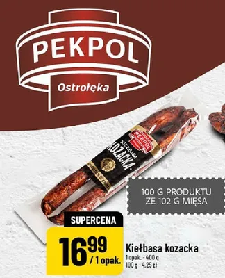 Kiełbasa kozacka promocja w POLOmarket