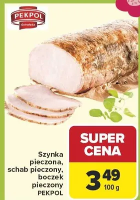 Szynka pieczona, schab pieczony, boczek pieczony promocja w Carrefour